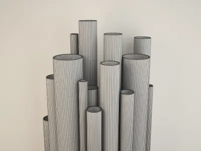 Luxurious minimalist wall lamp - Delightfull Brubeck 3D model