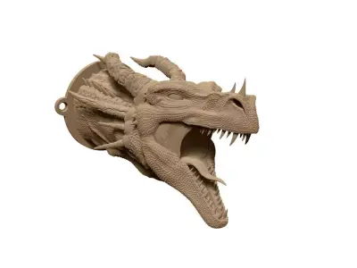 Dragon head 3D print model