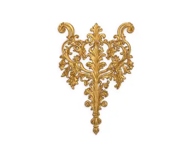 Classic decor ornament carved 56 3D model