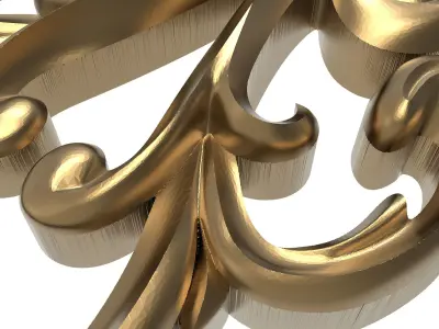  decorative pattern ready for 3D printing 3D model 26