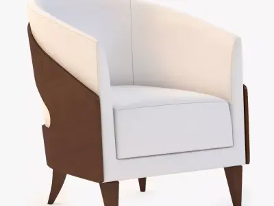 David Edward Aurora Lounge Chair 3D model