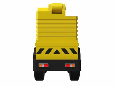 Toy Crane 3D model