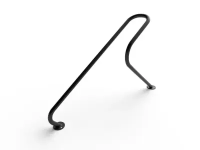 Bike Rack M03 Low-poly 3D model