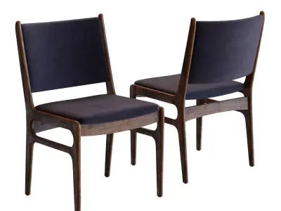 Crate and Barrel Blythe Dining Chair 3D model
