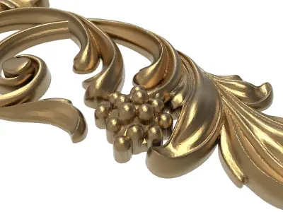 decorative pattern ready for 3D printing 3D model