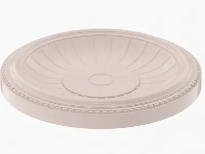 Classic Ceiling Medallion 54 3D model