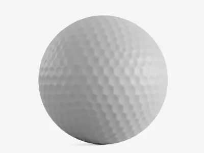 Golf Ball 2K Resolution  Low-poly 3D model