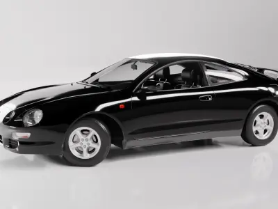 Toyota Celica 1994 Low-poly 3D model