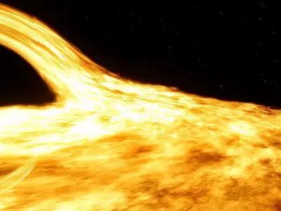 BLACKHOLE OF INTERSTELLAR  NAMED GARGANTUA Free 3D model