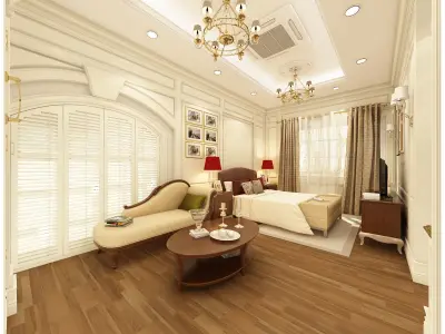 bedroom 15 3D model purchase