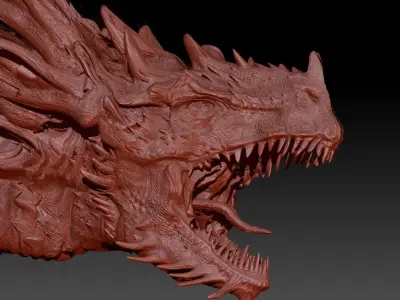 Dragon Head Brutal 3D model