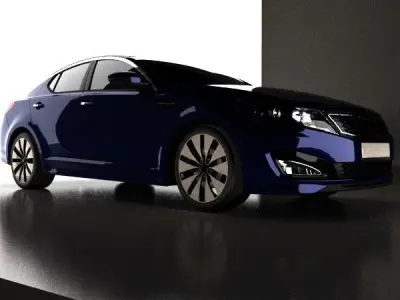 kia optima 2012 3D model