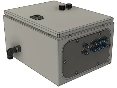 Comando Pneumatico  3D model