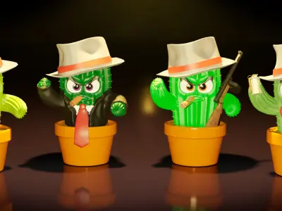 Mafia boss 3D print model