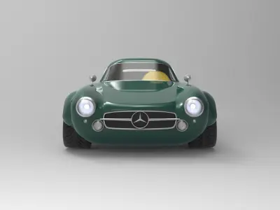 Mercedes 300SL 3D model purchase