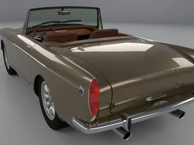Sunbeam Tiger 1966 High Poly 3D model