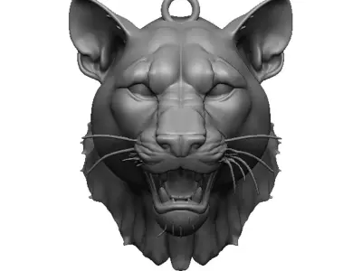 panther head 3D print model purchase
