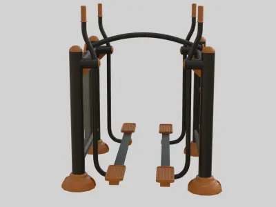 Playground Sport Equipment - 03 Low-poly 3D model
