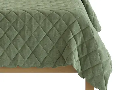 Gardens Bristol Queen Woven Bed 3D model