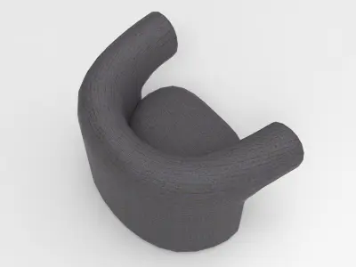 Lopr Lounge Chair Low-poly 3D model