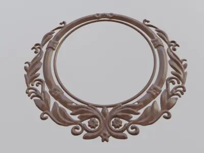 Mirror Frame Decor 3D print model