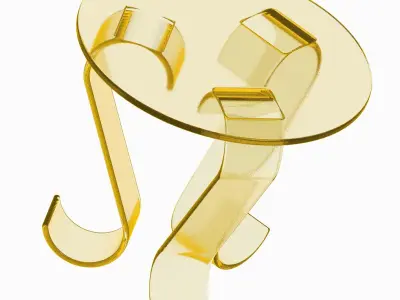 Premium Round Table 3D print model