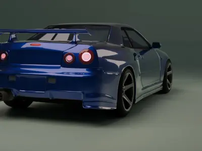 Nissan Skyline R34  3D model