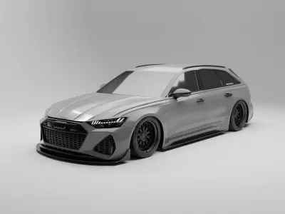 Audi rs6 avant 3D model