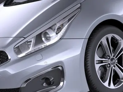 Kia Ceed 5-door 2017 VRAY 3D model