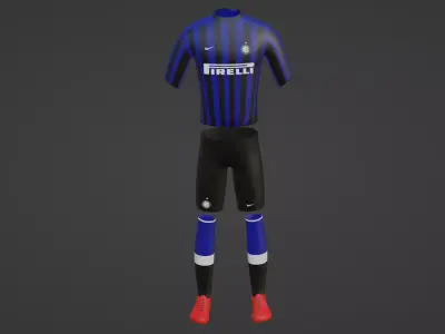 Inter Sportwear Low-poly 3D model