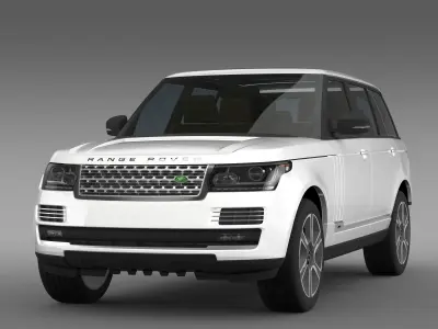 Range Rover Hybrid LWB L405 3D model