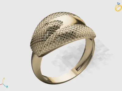 Women Plain Ring STL Models Womens Ring 3dmodels 3D print model 3D print model 41