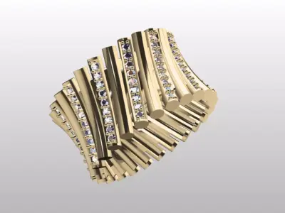 luxe eternity ring 3D print model