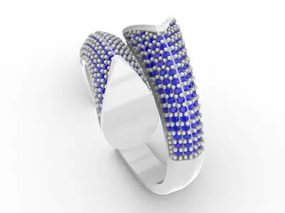 Jewelry Diamond Ring Model RG33 Free 3D print model