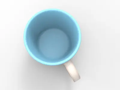 Shine Cup Low-poly 3D model