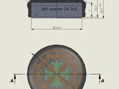 Chips Backgammon and Checkers Ancient Roman style 3D print model 3D print model