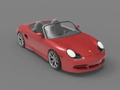 2003 Porsche Boxster  3D model