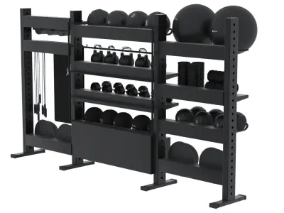 GYM Equipment Rack 3D model