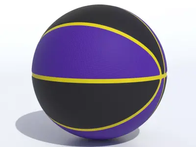 Wilson Los Angeles Lakers Basketball  3D model