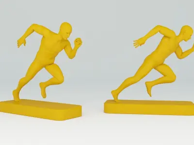 3D printable Runner model 3D print model