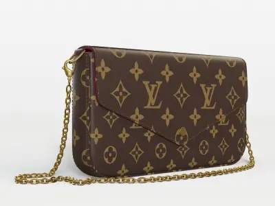 louis vuitton POCHETTE FELICIE  3D model