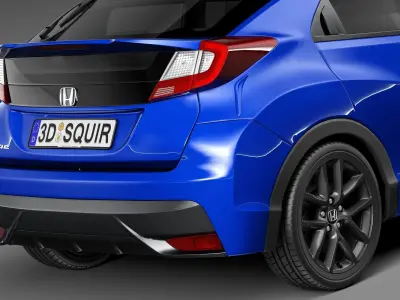 Acura Civic Sport 2015 3D model