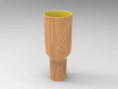 Puni Vase Low-poly 3D model