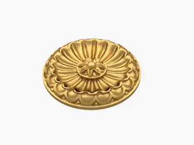 Classic decor ornament 265 3D model