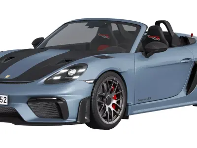 Porsche 718 Spyder RS 2024 3D model