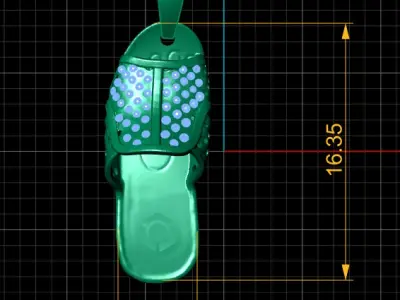 SLEEPER  DIAMOND PENDANT 3D PRINTABLE MODEL  3D print model