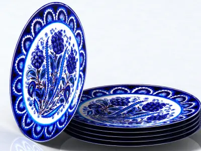 Plate Central Asia 3D model