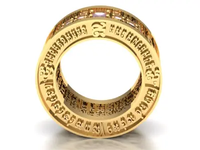 Ring of man 3D print model