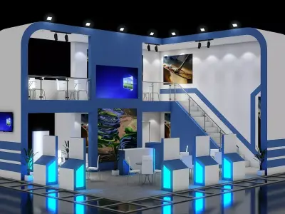 Exhibition Stand 13 3D model