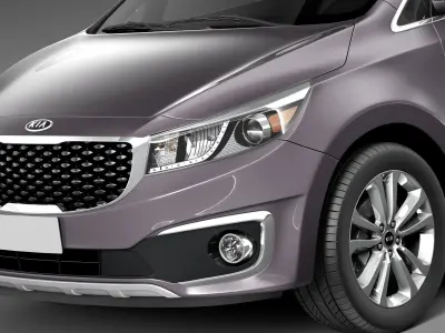 Kia Sedona 2015 3D model